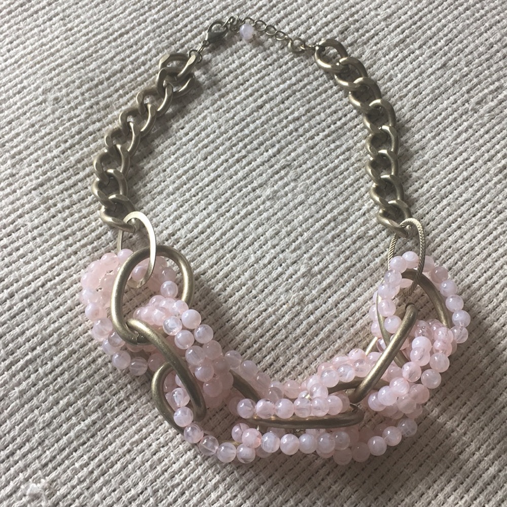 Anthropologie chain/bead statement necklace